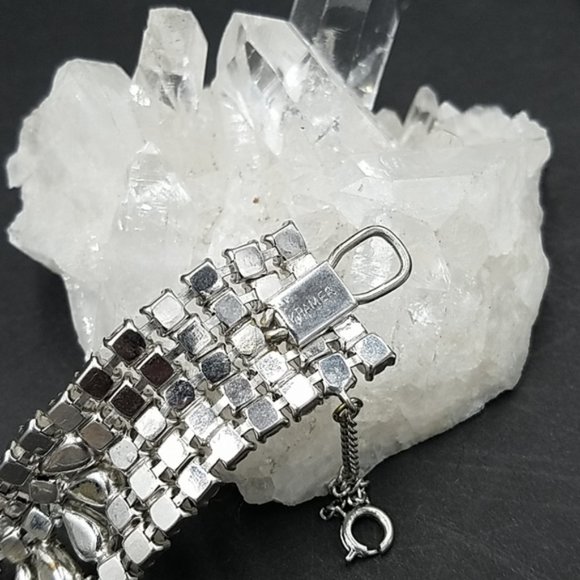 Vintage Kramer Hollywood Glam Rhinestone Bracelet - Picture 6 of 6
